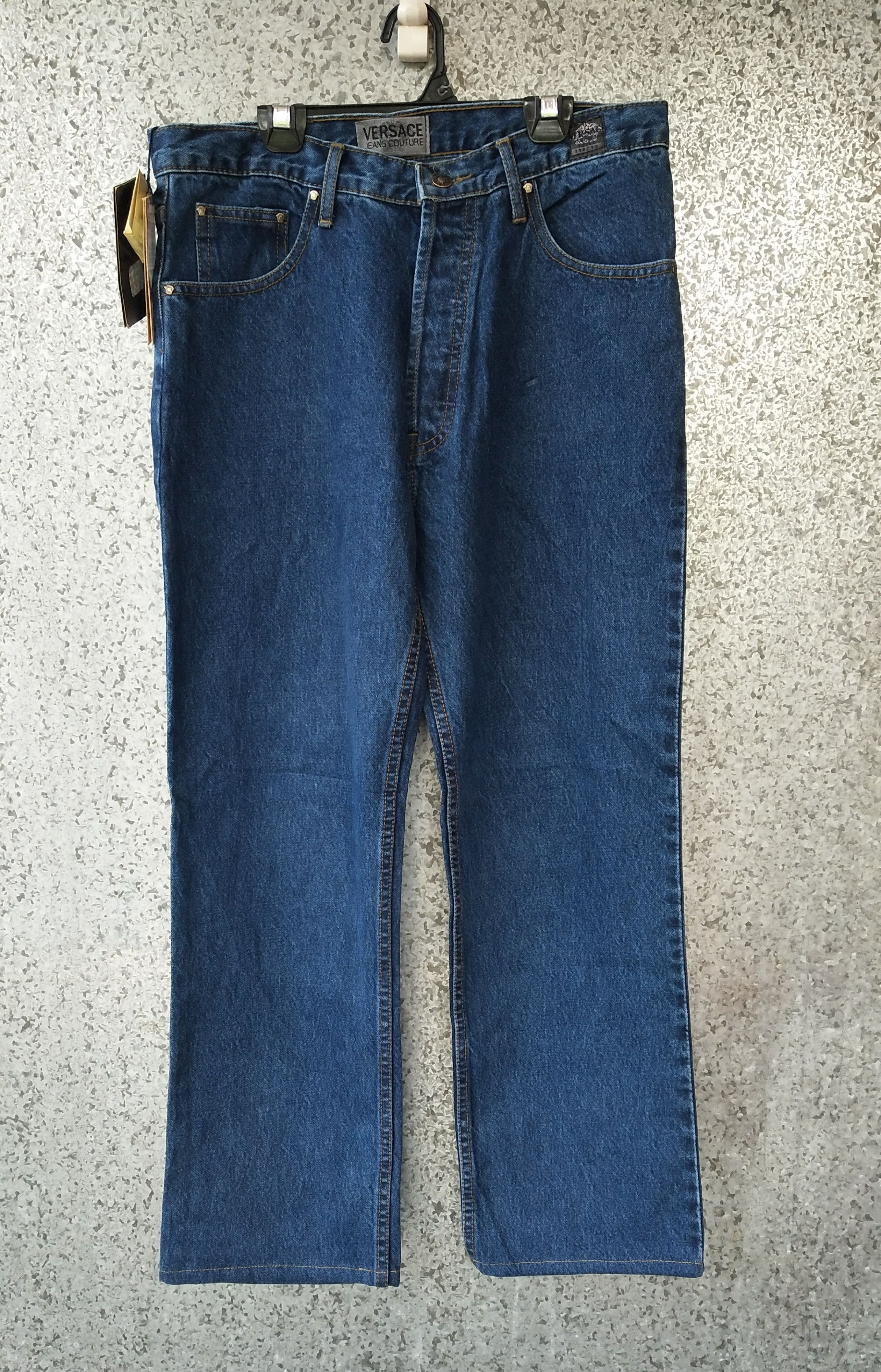 Versace 🔥 Deadstock Versace Jeans Couture ITTIERRE Blue Denim Jeans Size US 32 / EU 48 - 1 Thumbnail
