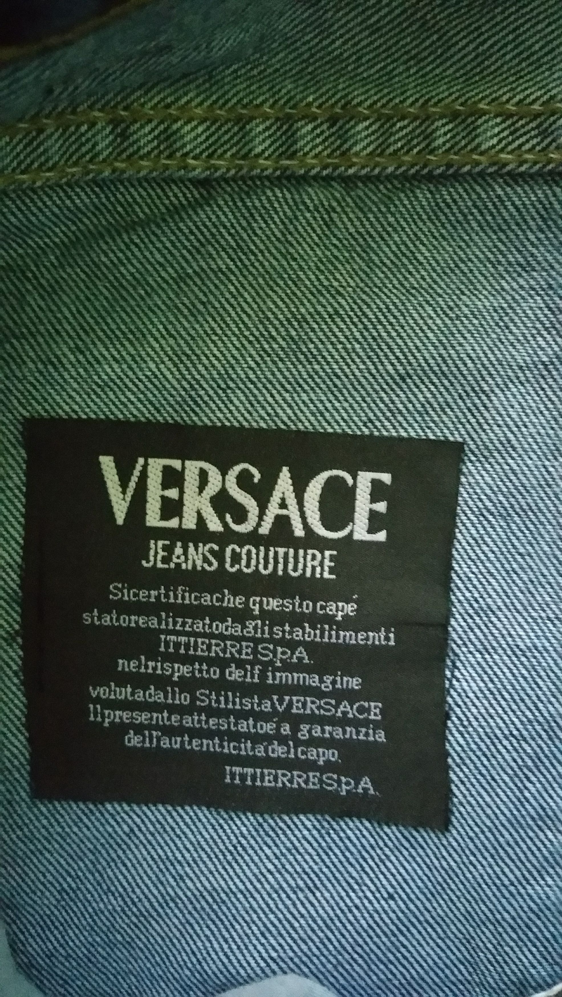 Versace 🔥 Deadstock Versace Jeans Couture ITTIERRE Blue Denim Jeans Size US 32 / EU 48 - 13 Thumbnail