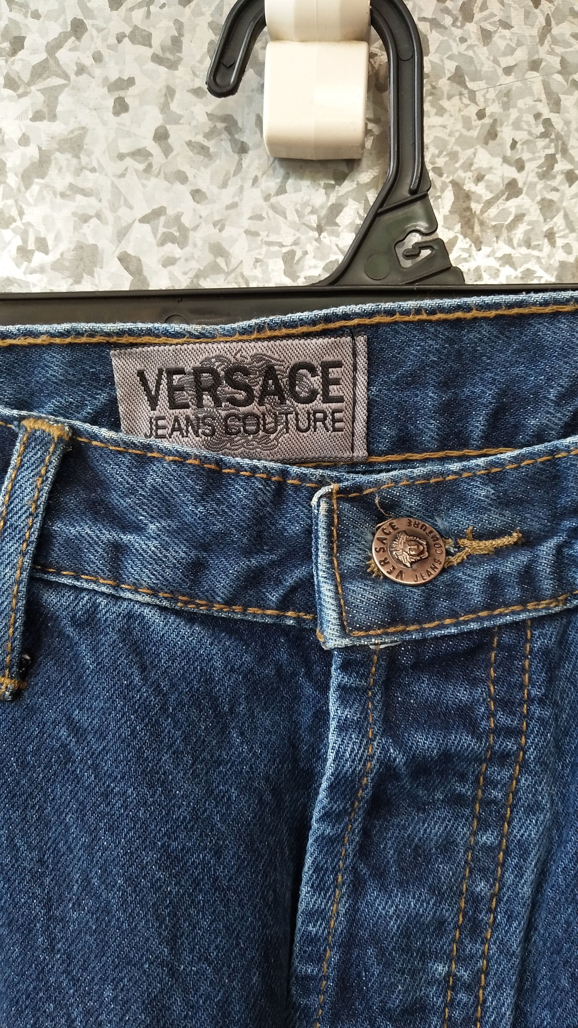 Versace 🔥 Deadstock Versace Jeans Couture ITTIERRE Blue Denim Jeans Size US 32 / EU 48 - 3 Thumbnail