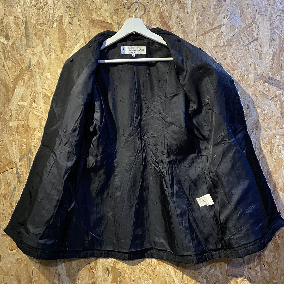 Christian Dior Monsieur × Vintage VINTAGE‼️Christian Dior Sports Plain Black Zipper Coats Size L / US 10 / IT 46 - 3 Thumbnail