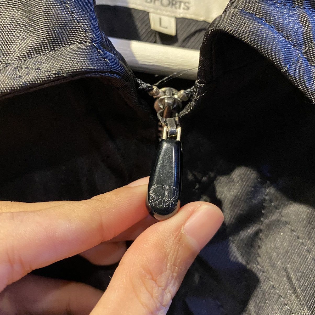 Christian Dior Monsieur × Vintage VINTAGE‼️Christian Dior Sports Plain Black Zipper Coats Size L / US 10 / IT 46 - 9 Thumbnail