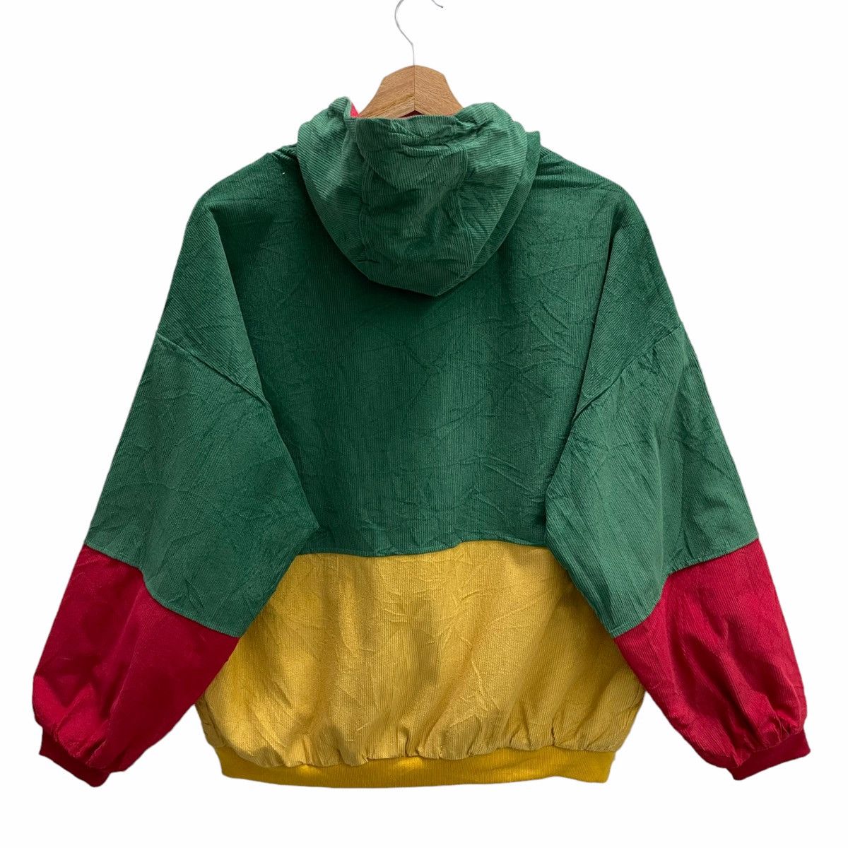 Red Yellow Green Zaful Coat ZAFUL RASTA REGGEA BOMBER