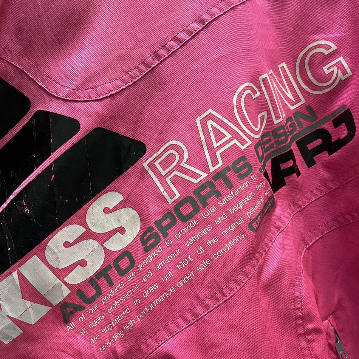 Hein Gericke × Kadoya 💥Vintage KISS RACING Japan Biker Jacket Size US L / EU 52-54 / 3 - 8 Thumbnail