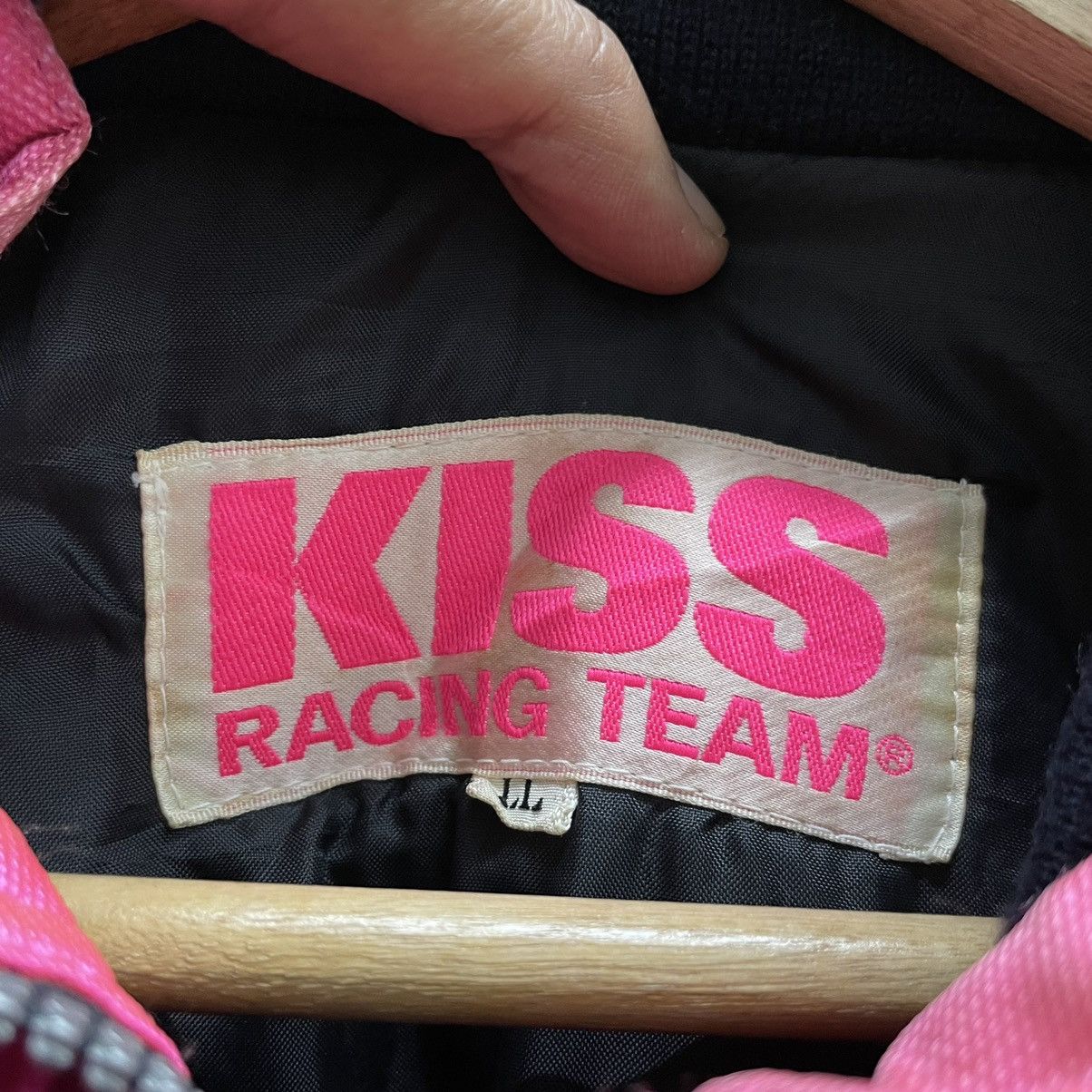 Hein Gericke × Kadoya 💥Vintage KISS RACING Japan Biker Jacket Size US L / EU 52-54 / 3 - 7 Thumbnail