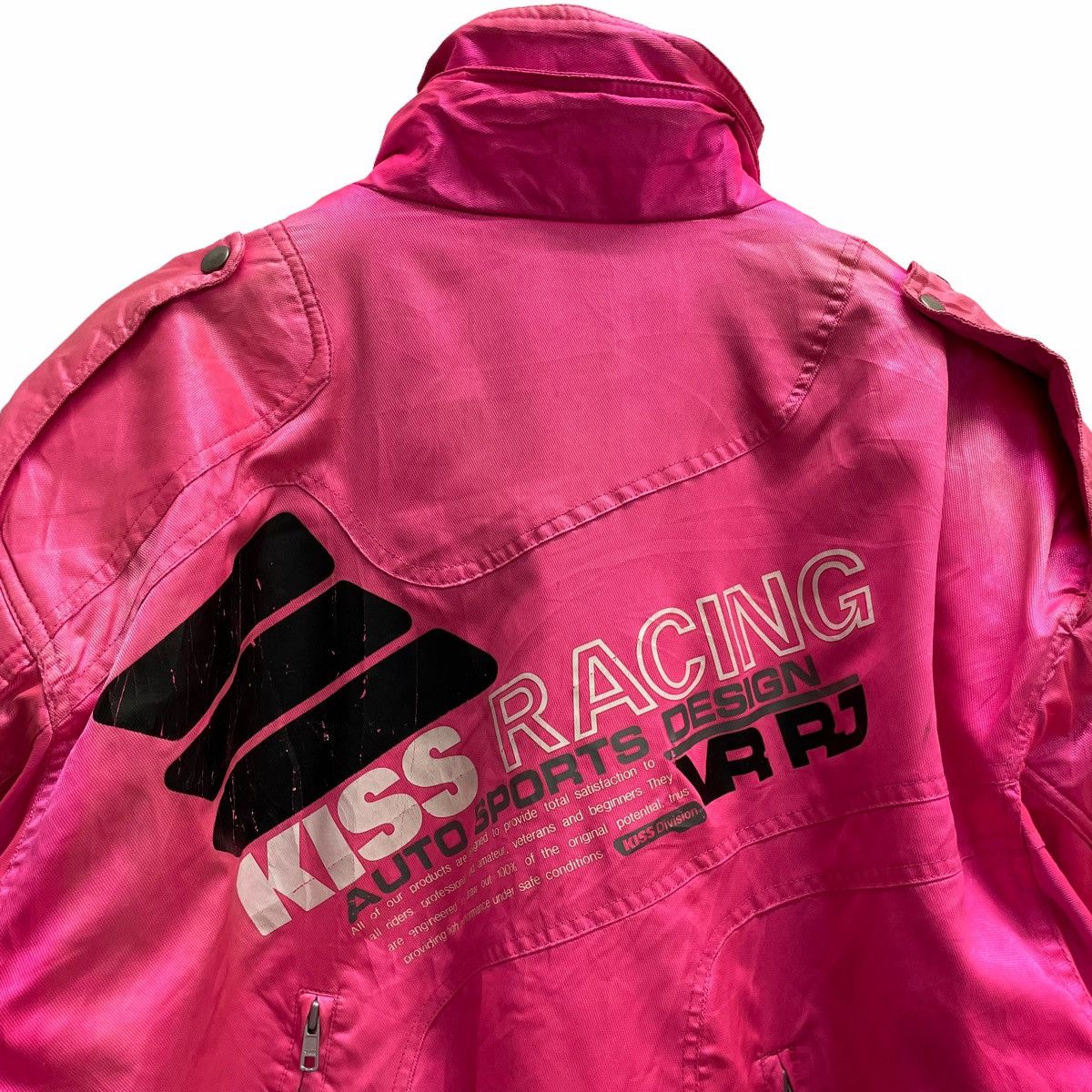 Hein Gericke × Kadoya 💥Vintage KISS RACING Japan Biker Jacket Size US L / EU 52-54 / 3 - 6 Thumbnail