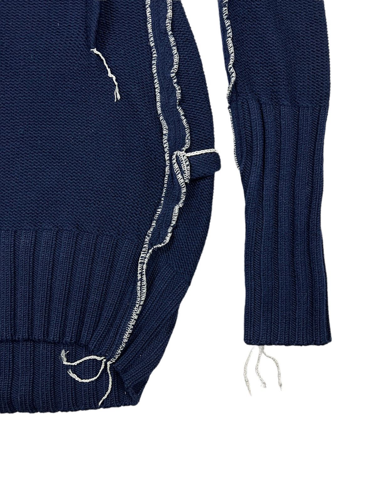 H&M × Maison Margiela Maison Margiela x H&M Navy Knit Dress Size XS / US 0-2 / IT 36-38 - 5 Thumbnail