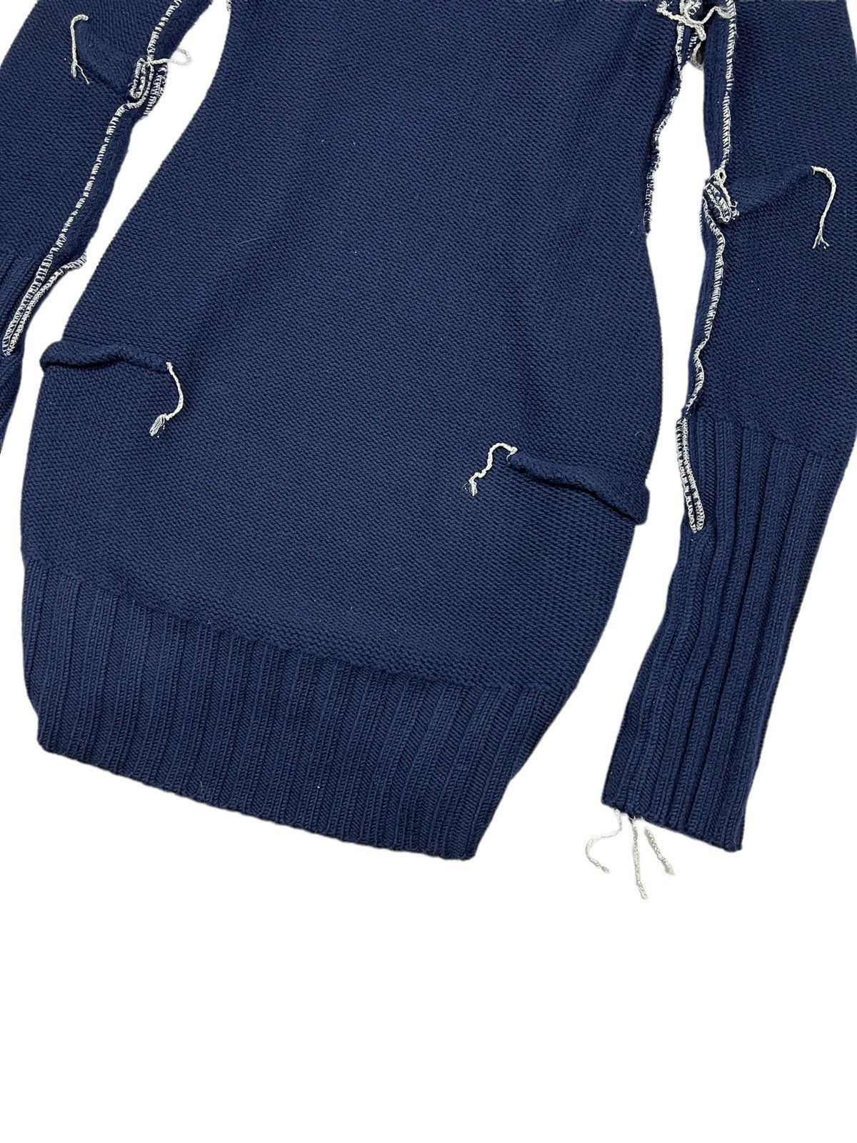 H&M × Maison Margiela Maison Margiela x H&M Navy Knit Dress Size XS / US 0-2 / IT 36-38 - 10 Thumbnail