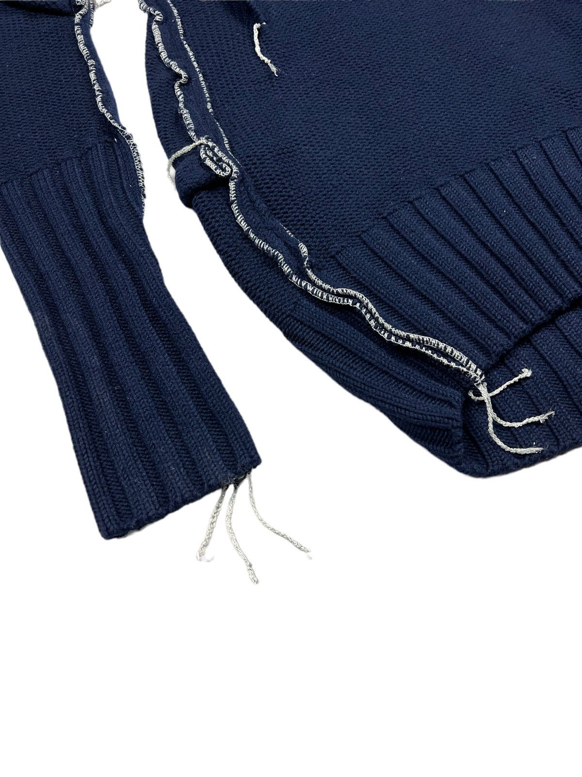 H&M × Maison Margiela Maison Margiela x H&M Navy Knit Dress Size XS / US 0-2 / IT 36-38 - 4 Thumbnail