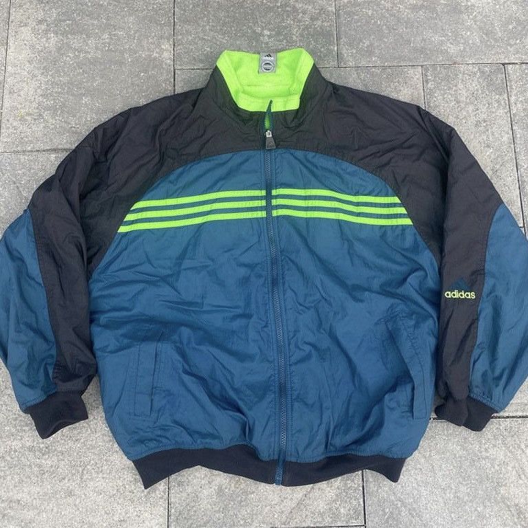 Vintage Vintage Reversible Adidas Jacket Size US M / EU 48-50 / 2 - 1 Thumbnail