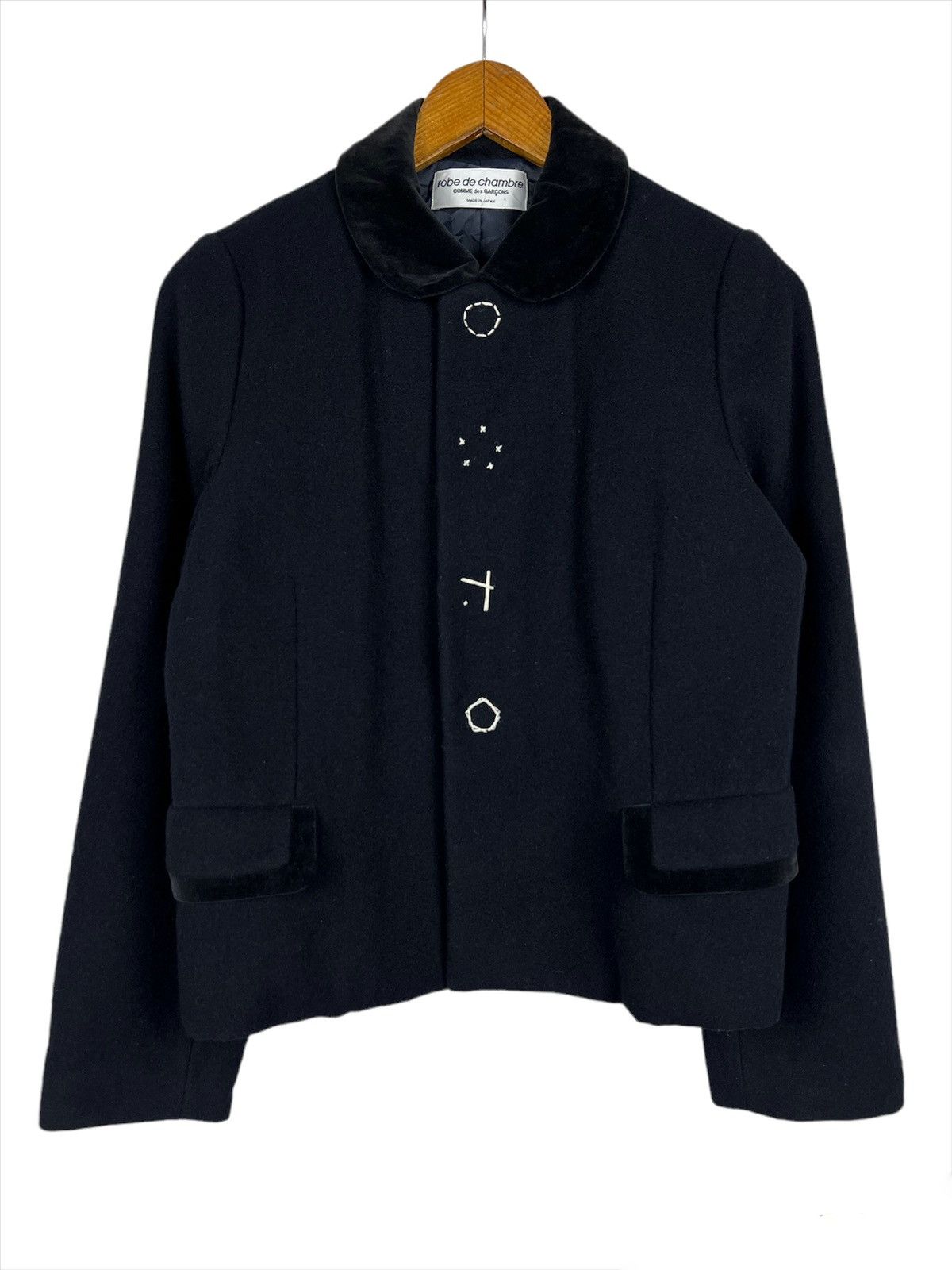 Comme des Garcons Comme Des Garçons AW2000 Robe De Chambre Wool Jacket Size S / US 4 / IT 40 - 1 Thumbnail