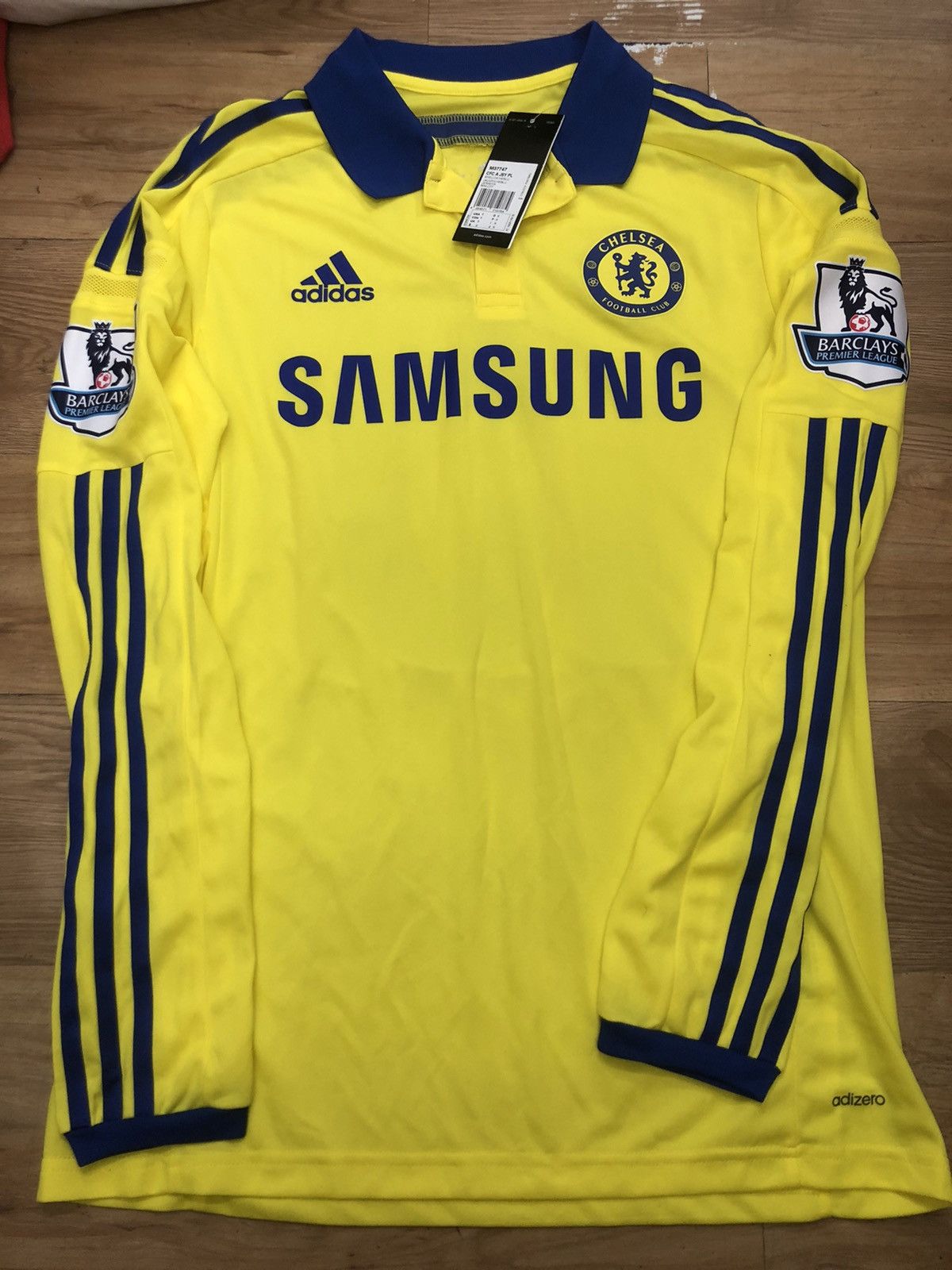 Chelsea 14/15 L/S player issue away #10 Hazard (Bnwt)