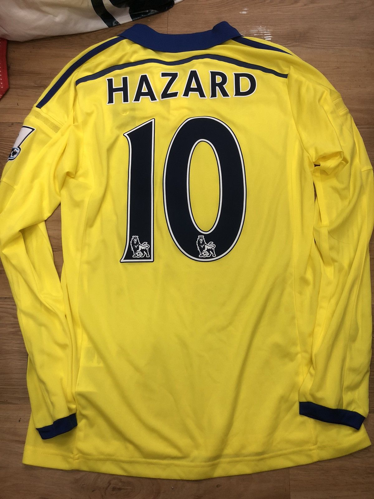 Chelsea 14/15 L/S player issue away #10 Hazard (Bnwt)