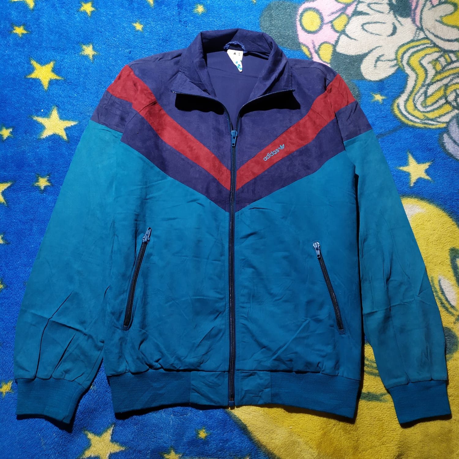 トップス 80s adidas Western Germany Track Jacket Vintage 80s Adidas X Descente Made in WEST GERMANY Track