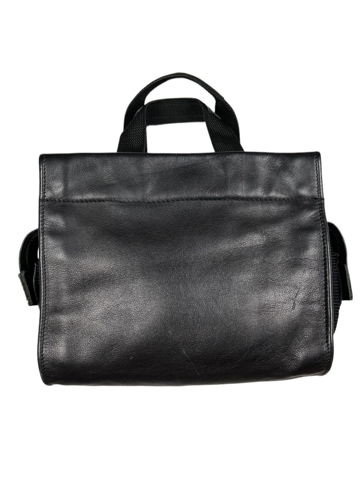 Yohji Yamamoto Y’s Yohji Yamamoto Minimal Mini Leather Bag Size ONE SIZE - 5 Thumbnail