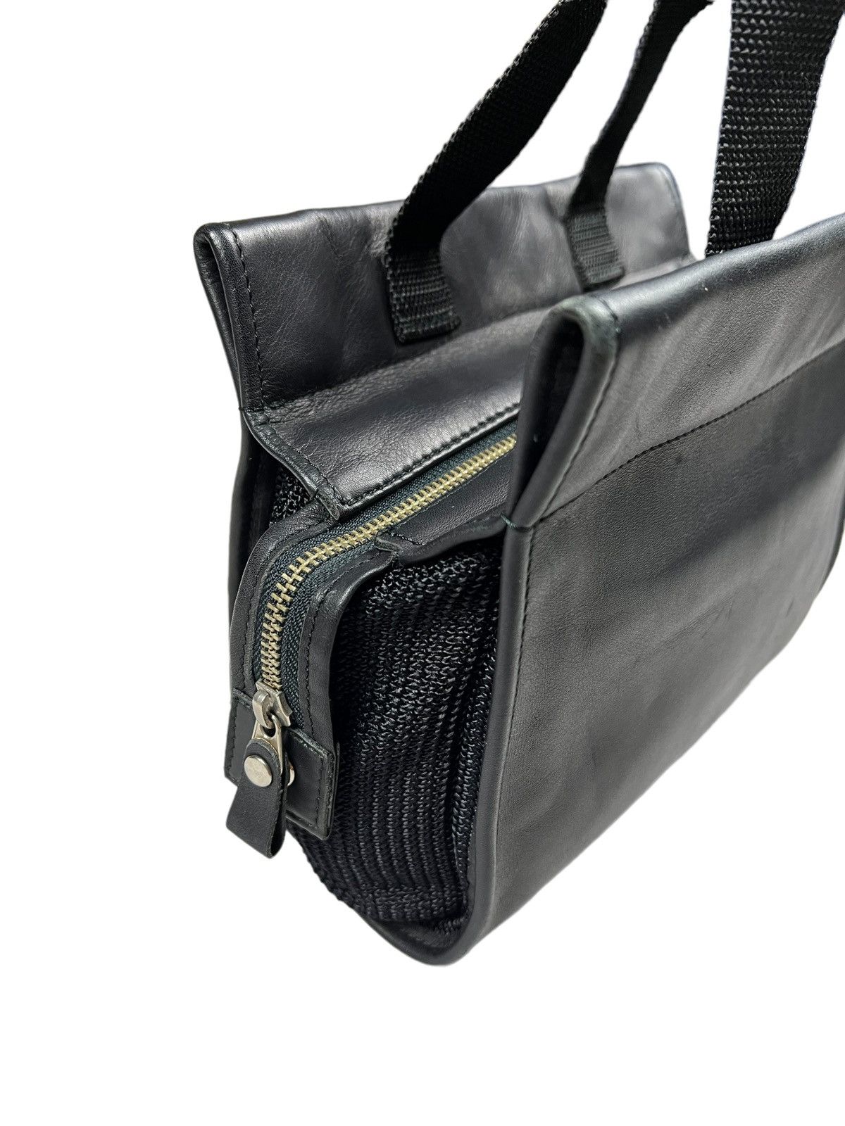Yohji Yamamoto Y’s Yohji Yamamoto Minimal Mini Leather Bag Size ONE SIZE - 2 Thumbnail