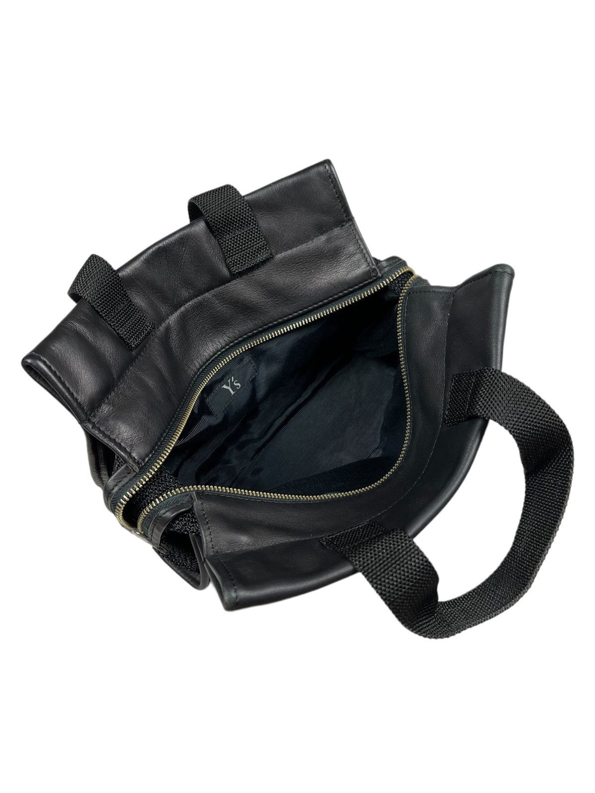 Yohji Yamamoto Y’s Yohji Yamamoto Minimal Mini Leather Bag Size ONE SIZE - 10 Thumbnail