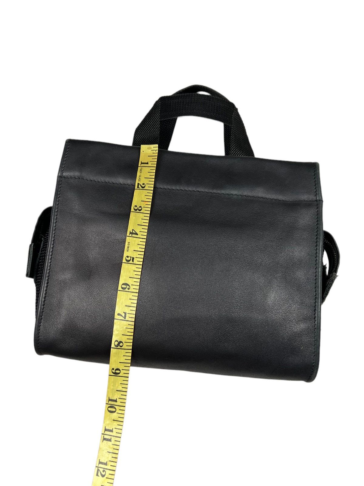 Yohji Yamamoto Y’s Yohji Yamamoto Minimal Mini Leather Bag Size ONE SIZE - 9 Thumbnail