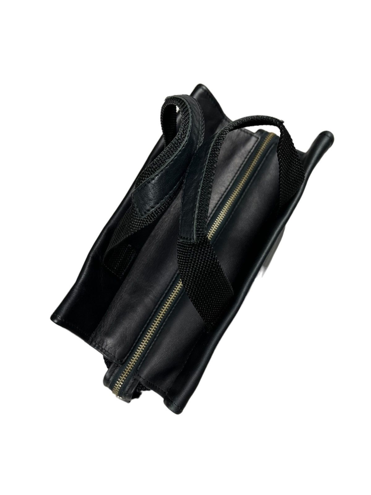 Yohji Yamamoto Y’s Yohji Yamamoto Minimal Mini Leather Bag Size ONE SIZE - 3 Thumbnail