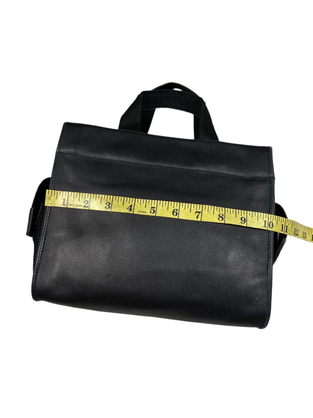 Yohji Yamamoto Y’s Yohji Yamamoto Minimal Mini Leather Bag Size ONE SIZE - 8 Thumbnail