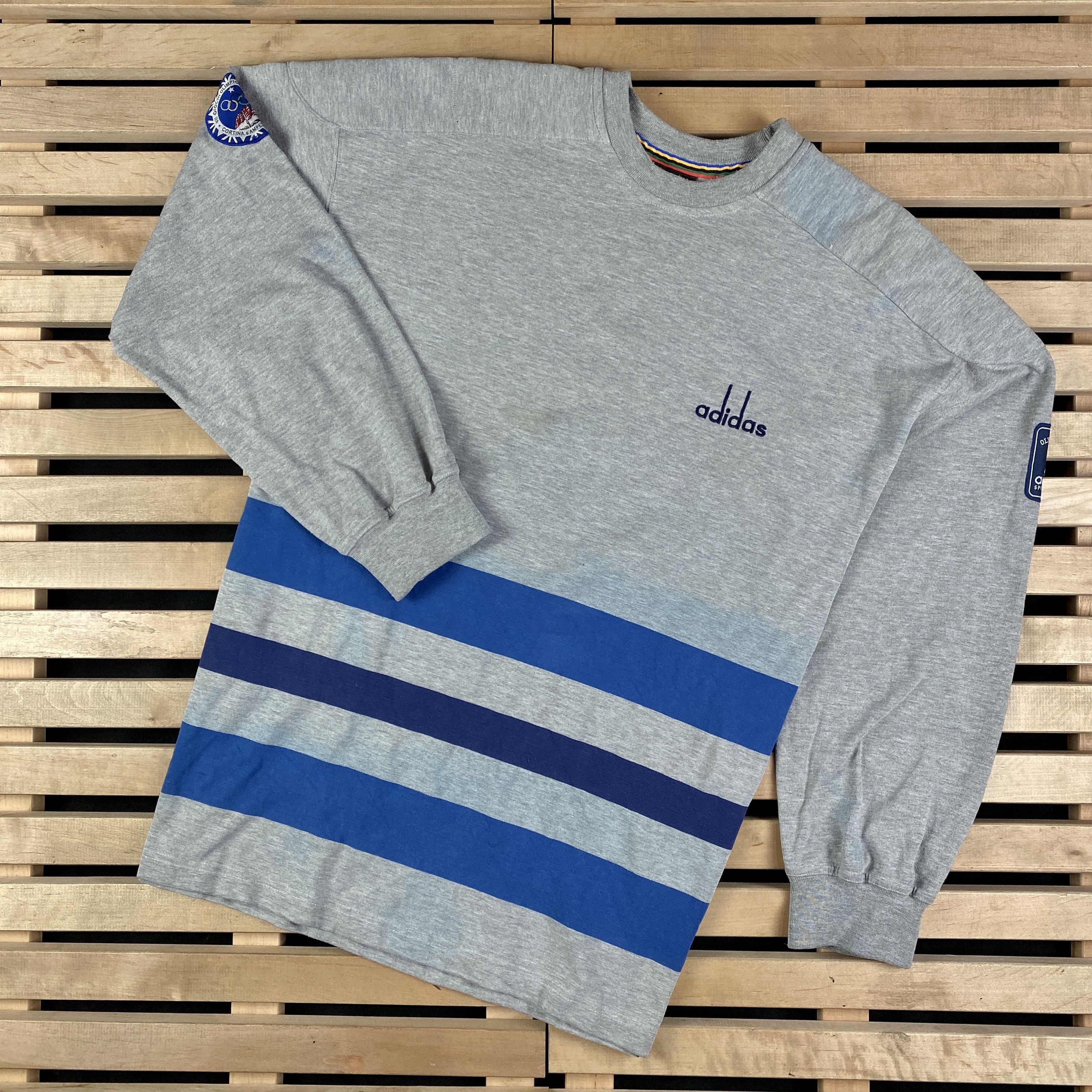 Adidas × Vintage Men’s Sweatshirt Adidas Olympic Game 1956 Vintage Size M Size US M / EU 48-50 / 2 - 1 Thumbnail