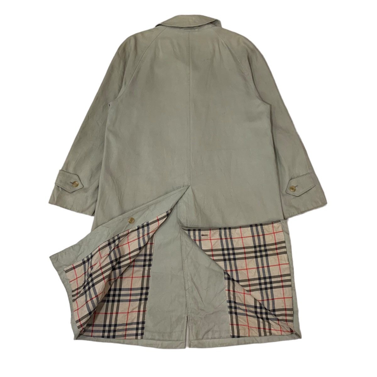 Burberry × Vintage Vintage Burberrys Nova Check Overcoat Size US S / EU 44-46 / 1 - 7 Thumbnail