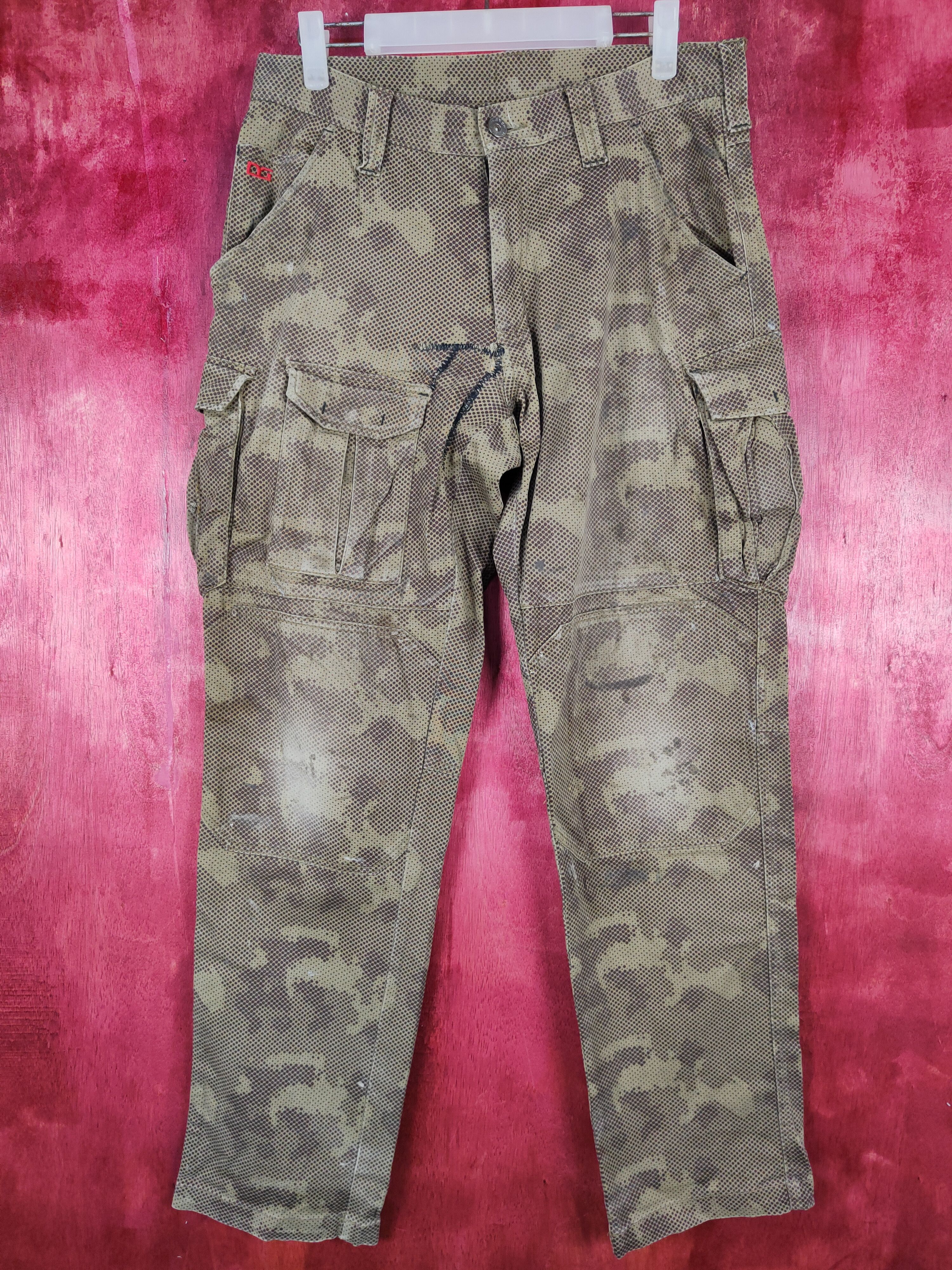 Japanese Brand × Vintage D. Grow Brown multi pocket tactical pant #4692 Size US 31 - 1 Thumbnail