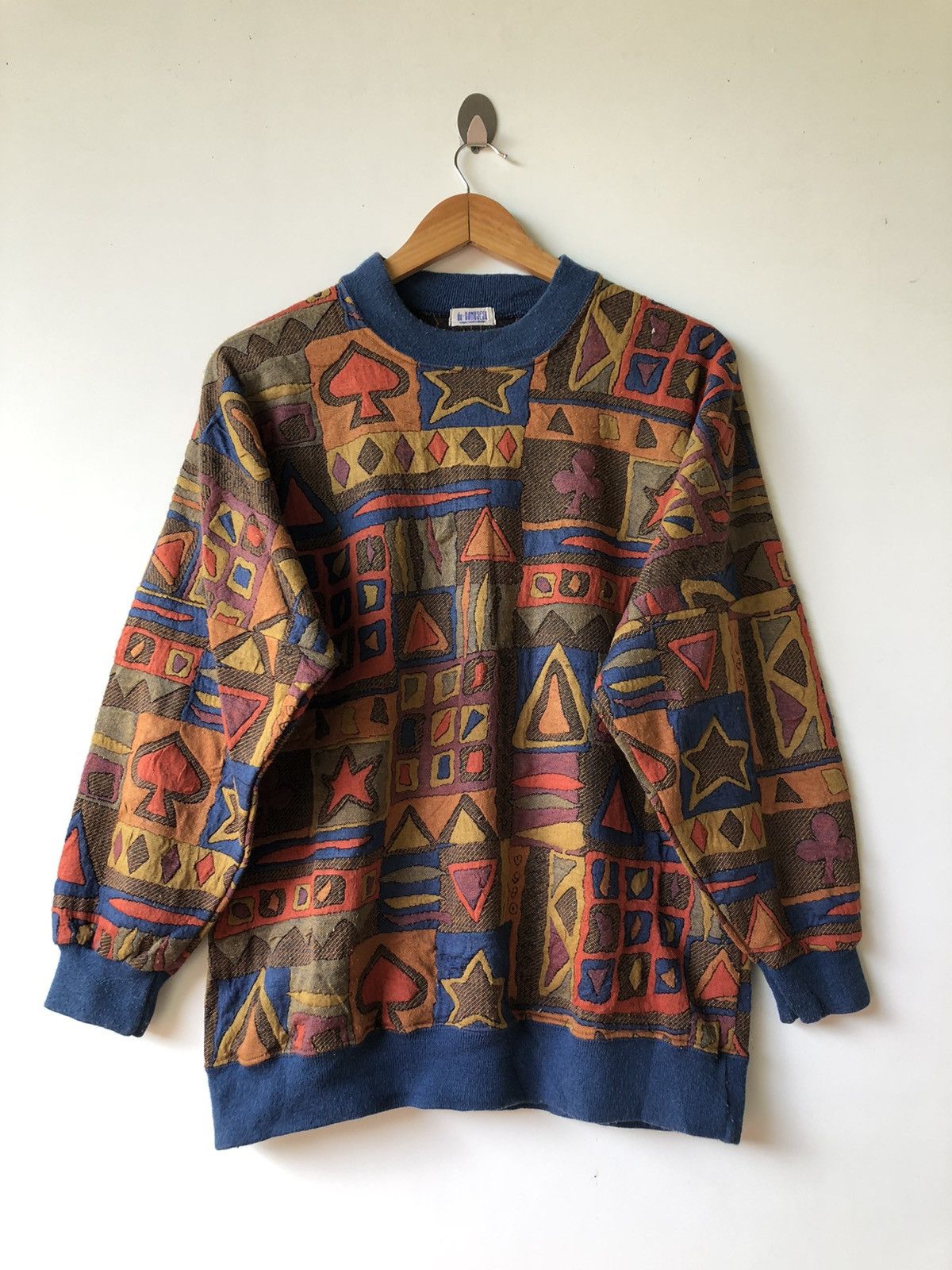 Vintage patchwork crewneck nice design