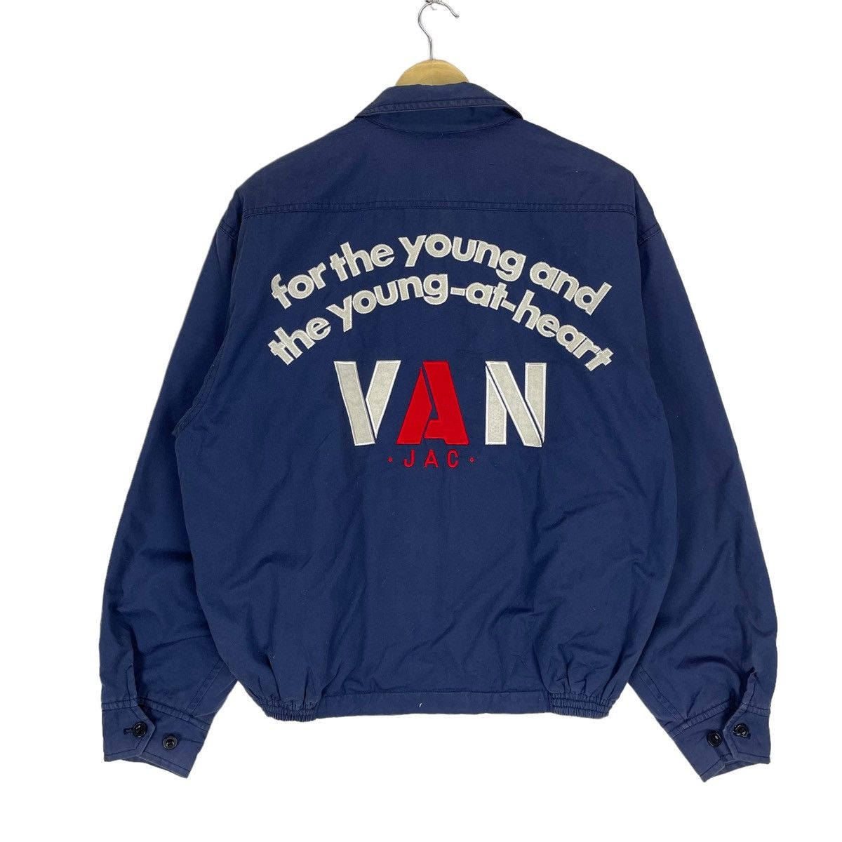 Japanese Brand × Van ☀️VAN JAC ART HERRINGTON HEART TARTAN JACKET Size US L / EU 52-54 / 3 - 1 Thumbnail