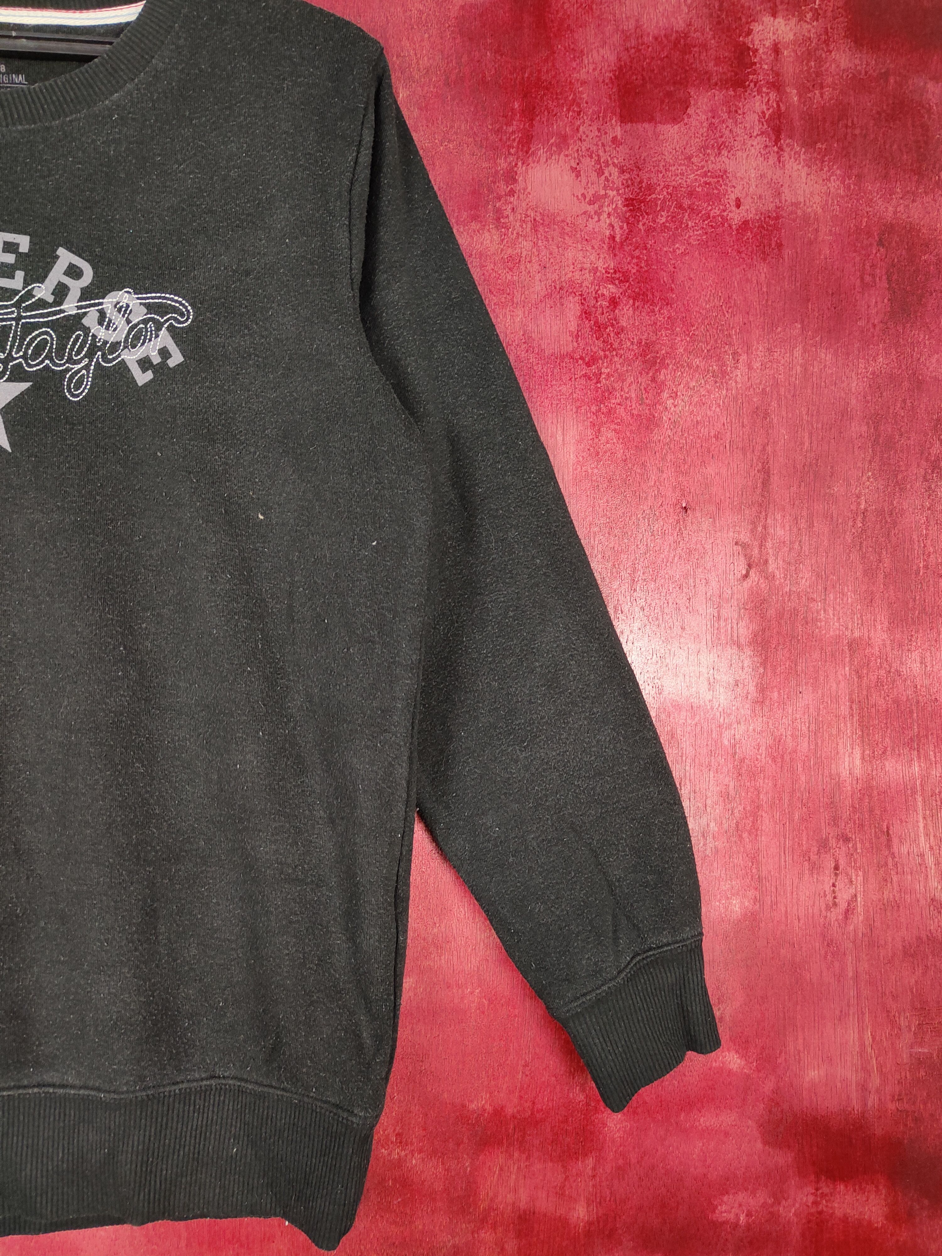 Converse Converse vintage faded Black Sweater #4959 Size US S / EU 44-46 / 1 - 5 Thumbnail