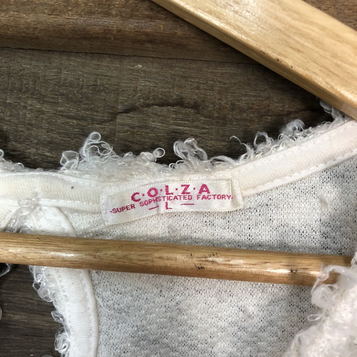 Homespun Knitwear Colza White Shag Shaggy Fur Mohair Knitwear #7016 Size M / US 6-8 / IT 42-44 - 7 Thumbnail