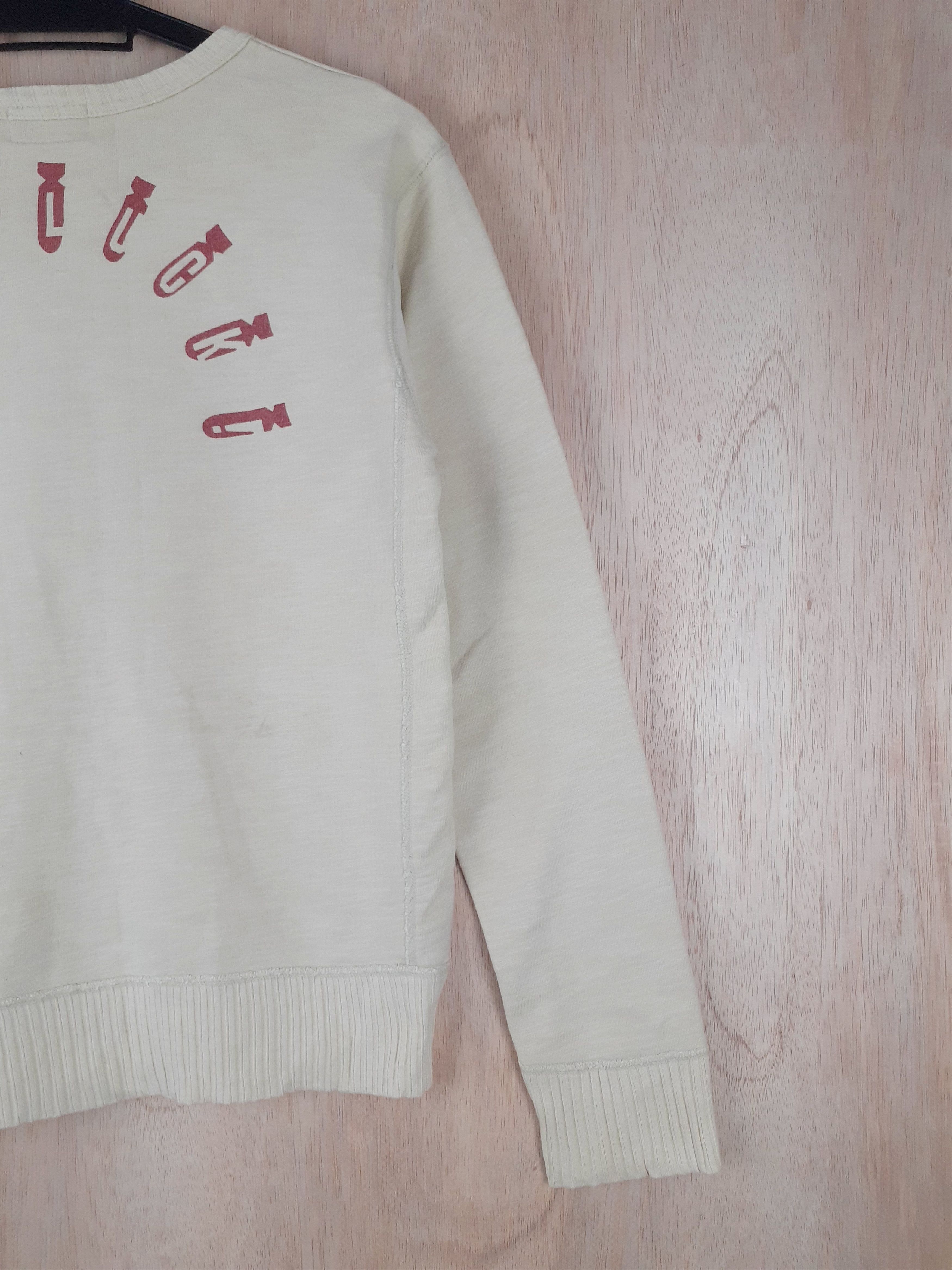 Japanese Brand Dr. Rookie cream sweater #3056 Size M / US 6-8 / IT 42-44 - 11 Thumbnail