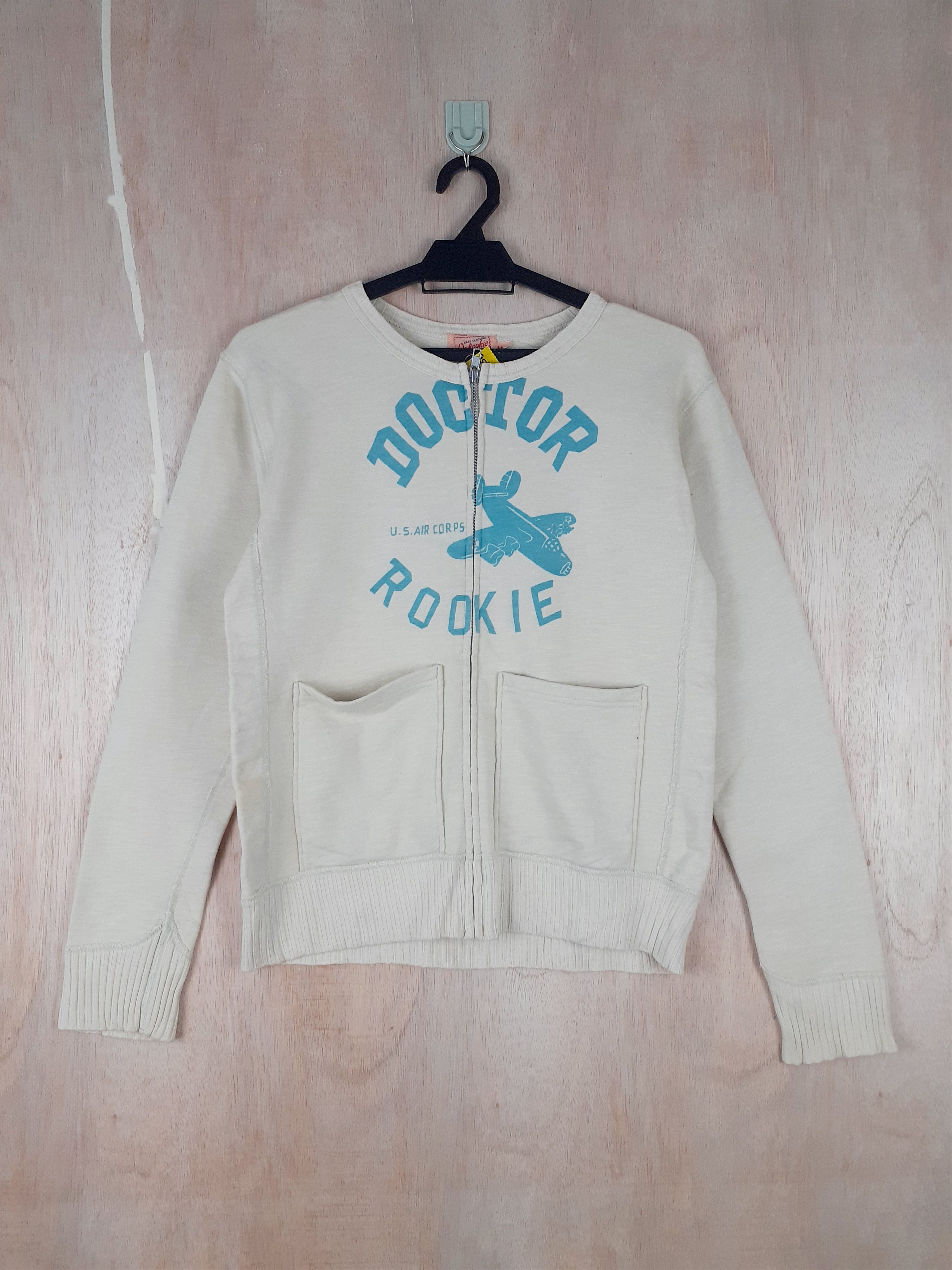 Japanese Brand Dr. Rookie cream sweater #3056 Size M / US 6-8 / IT 42-44 - 1 Thumbnail