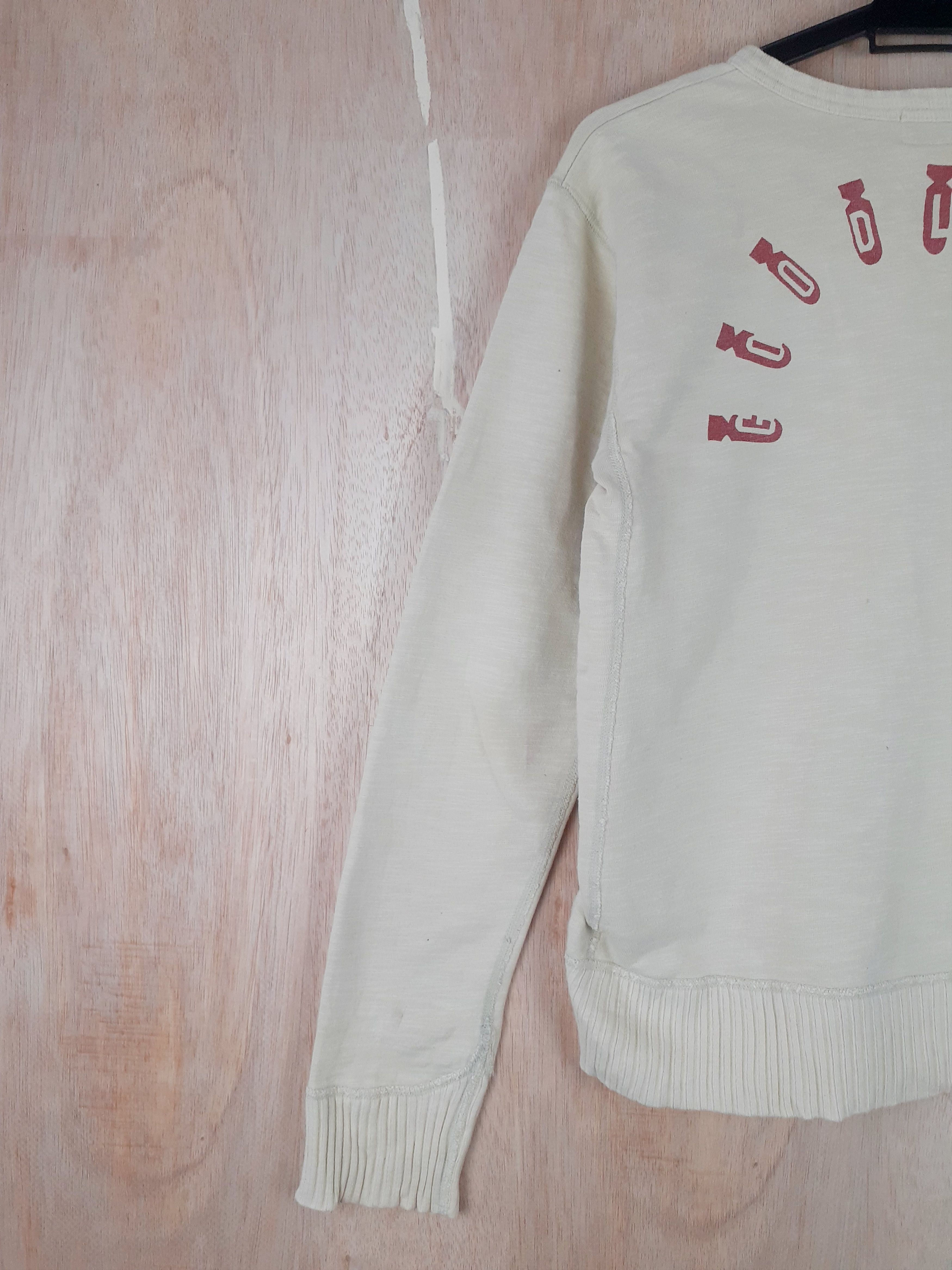 Japanese Brand Dr. Rookie cream sweater #3056 Size M / US 6-8 / IT 42-44 - 10 Thumbnail