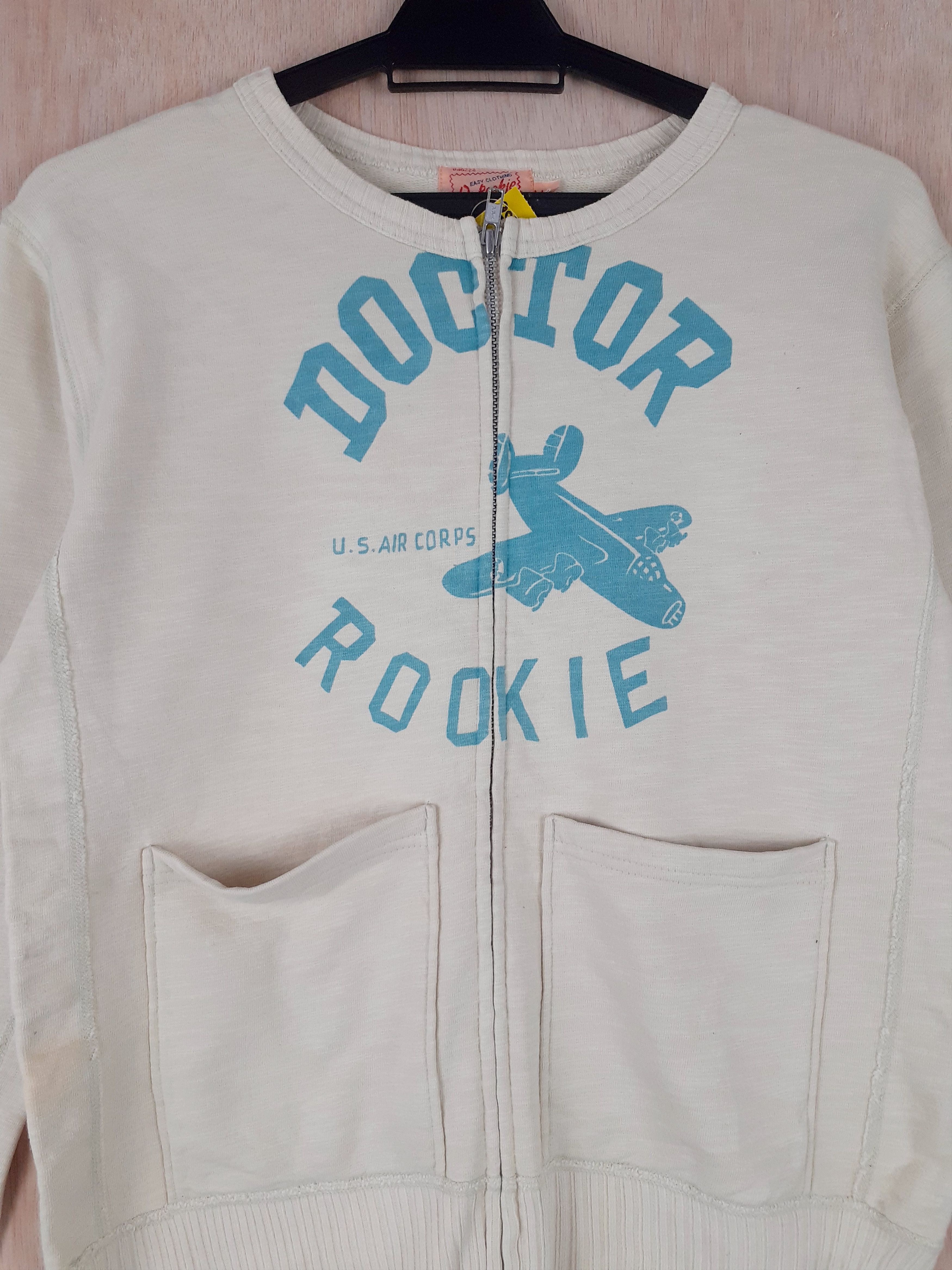 Japanese Brand Dr. Rookie cream sweater #3056 Size M / US 6-8 / IT 42-44 - 2 Thumbnail