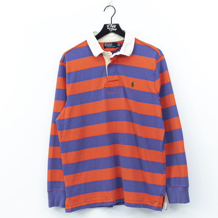 Ralph Lauren Y2K Polo Ralph Lauren Striped Long Sleeve Rugby Shirt ...