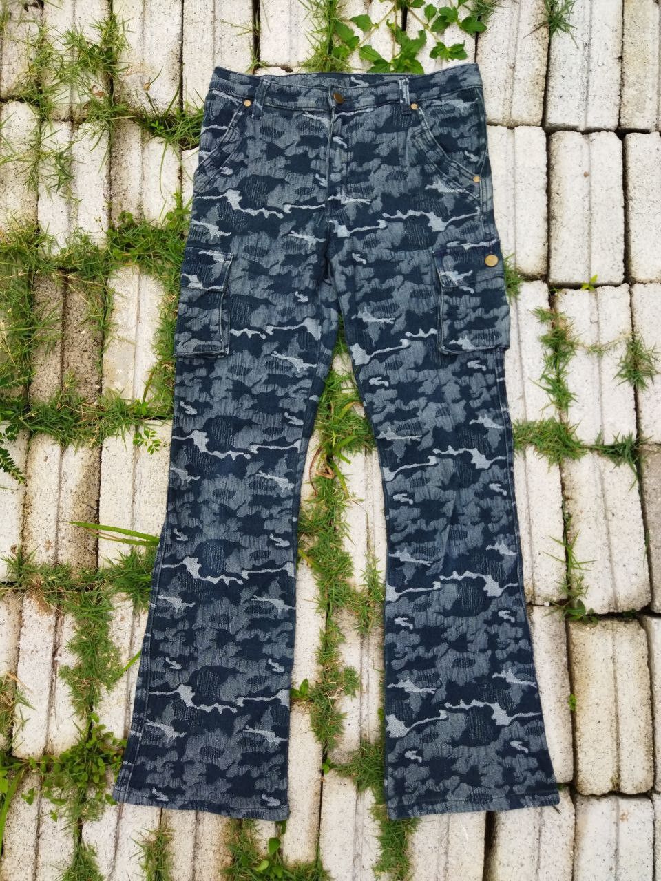 image of unknow Camouflage Stretch Cargo Pants, Men's (Size 27)