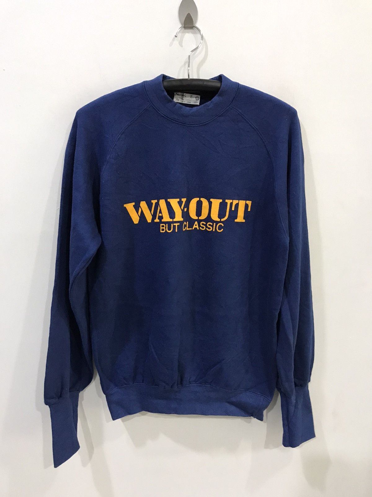 Japanese Brand × Vintage Vintage WAY-OUT Japan Spell Out Sweatshirt Size US M / EU 48-50 / 2 - 1 Thumbnail