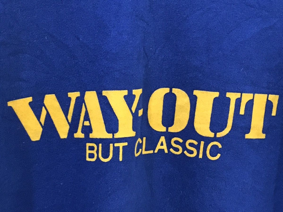 Japanese Brand × Vintage Vintage WAY-OUT Japan Spell Out Sweatshirt Size US M / EU 48-50 / 2 - 2 Thumbnail