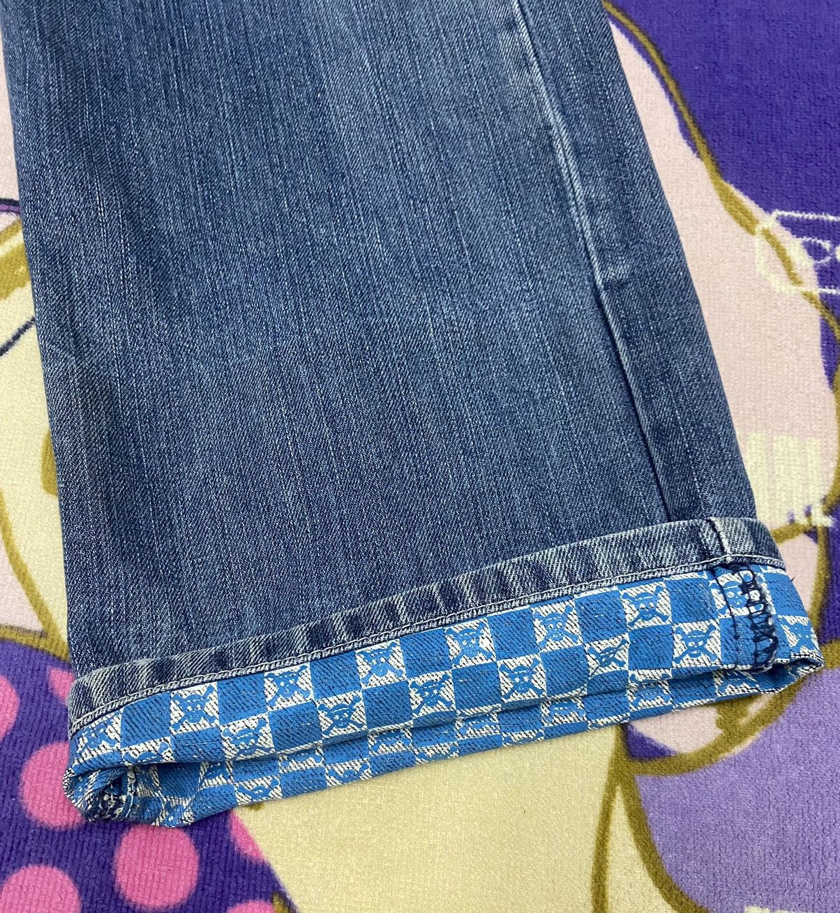 Japanese Brand ONE PIECE Jeans Denim Size 34 x Rare Design Size US 34 / EU 50 - 12 Thumbnail