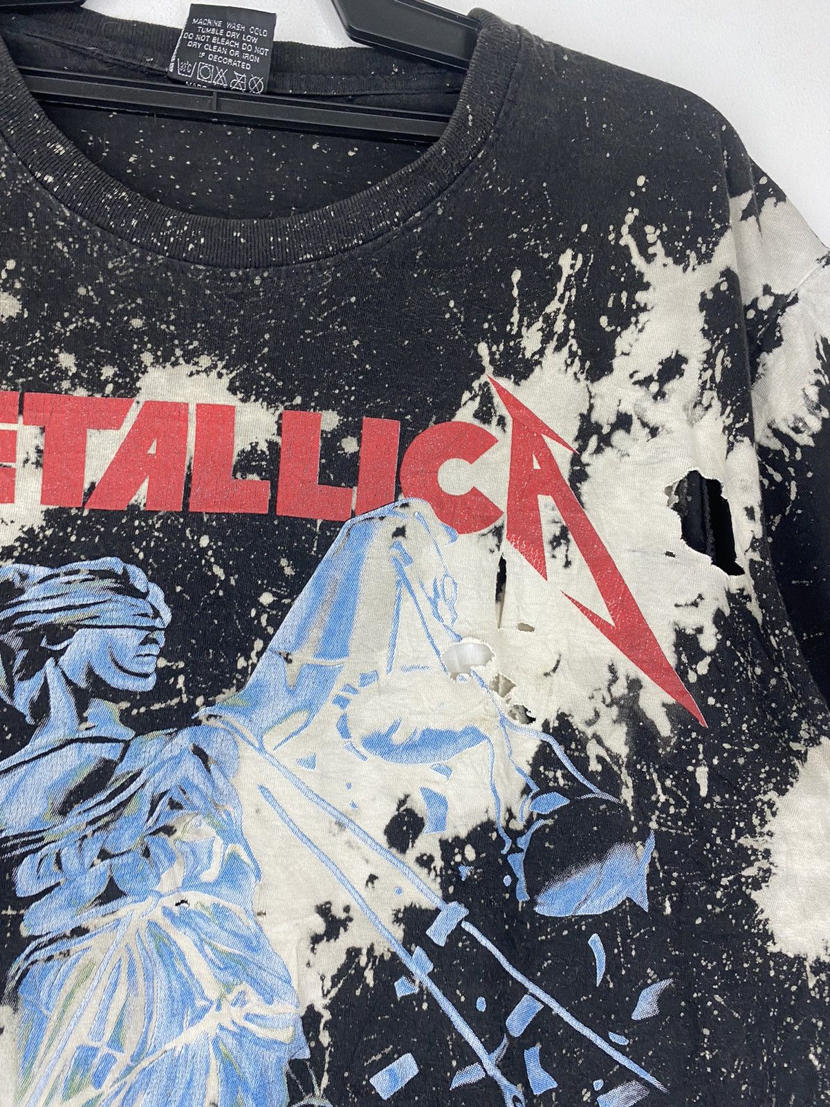 Band Tees × Vintage Metallica acid wash Size US L / EU 52-54 / 3 - 8 Thumbnail