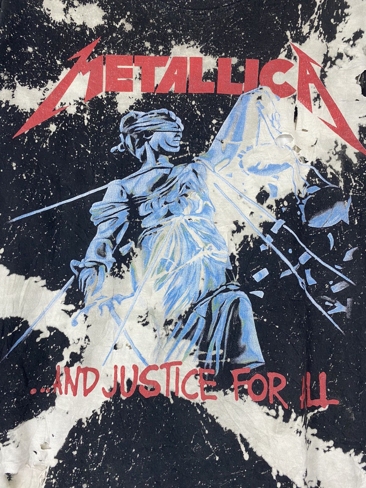 Band Tees × Vintage Metallica acid wash Size US L / EU 52-54 / 3 - 3 Thumbnail