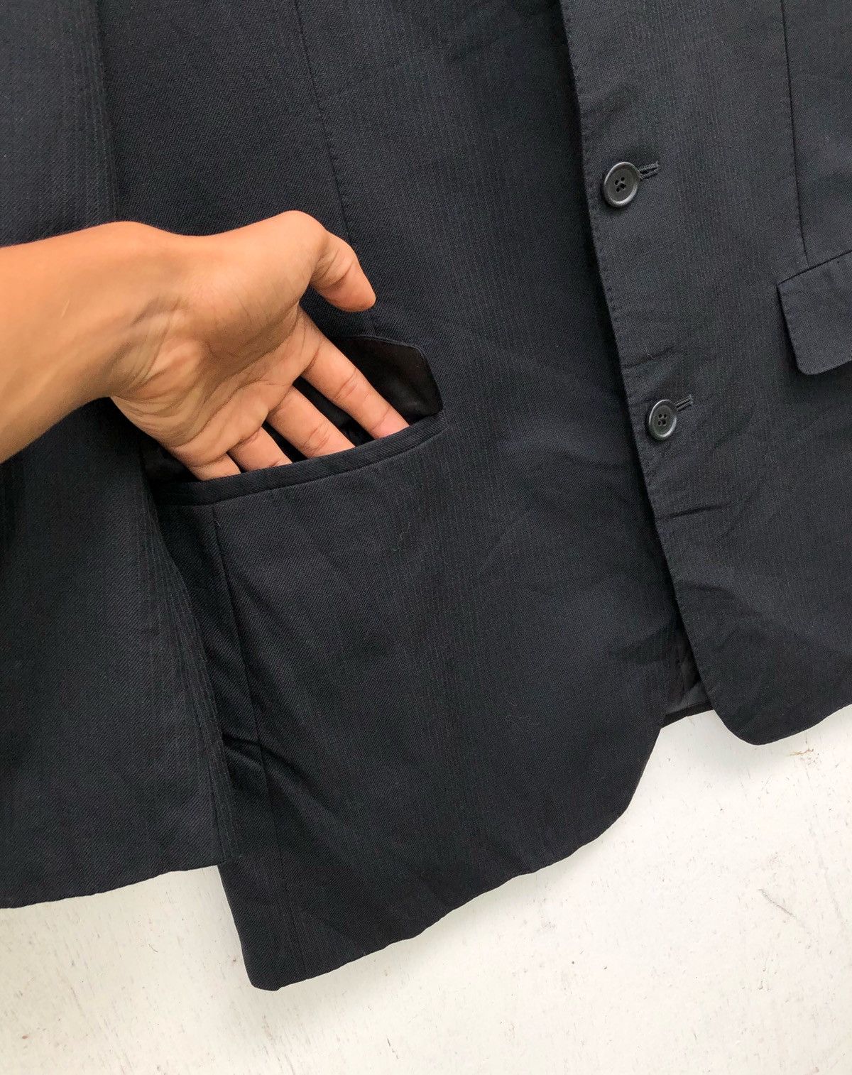 Yohji Yamamoto 🔥Vintage Yohji Yamamoto AAR Blazer Jacket Size US M / EU 48-50 / 2 - 9 Thumbnail