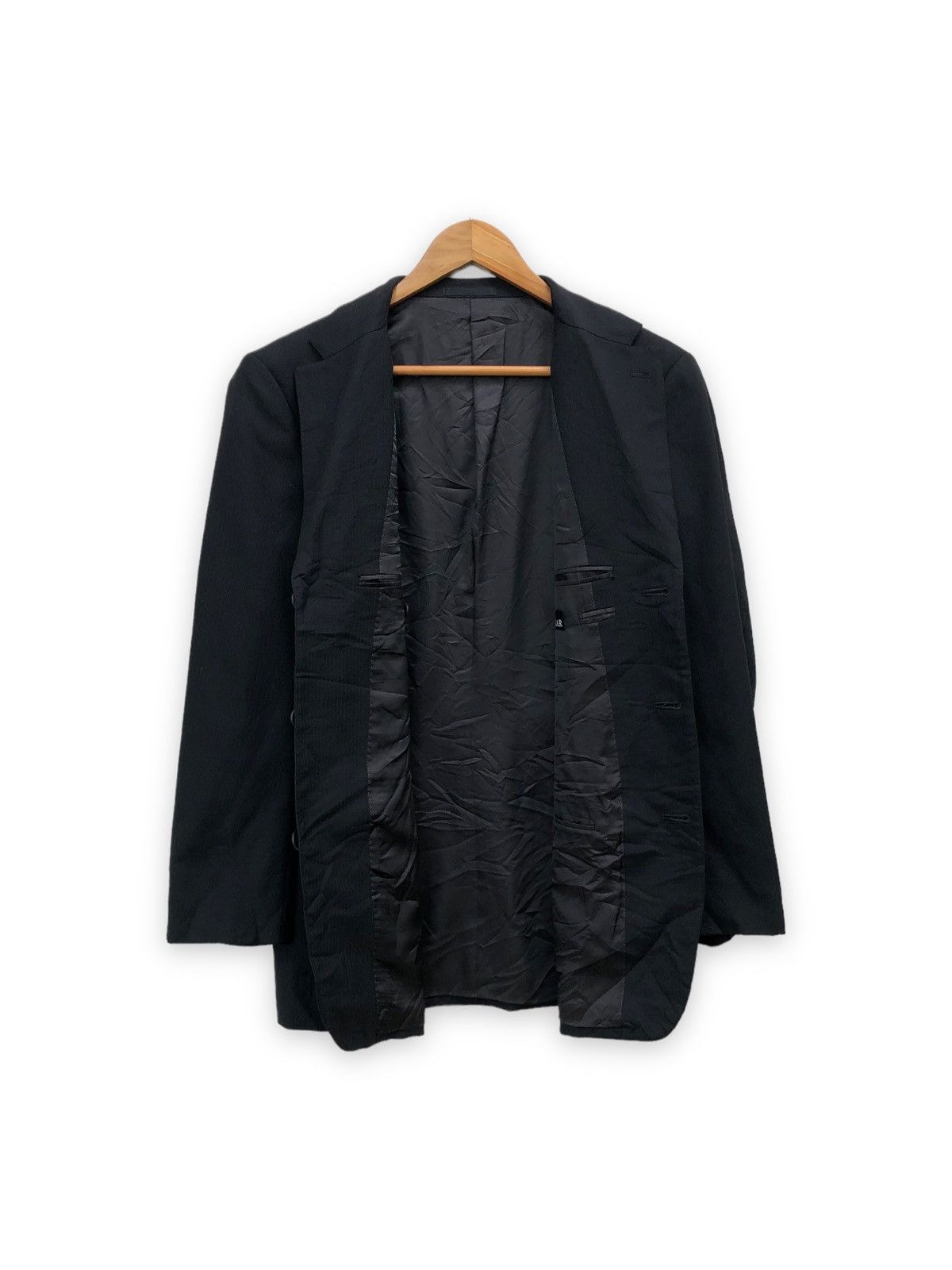 Yohji Yamamoto 🔥Vintage Yohji Yamamoto AAR Blazer Jacket Size US M / EU 48-50 / 2 - 4 Thumbnail