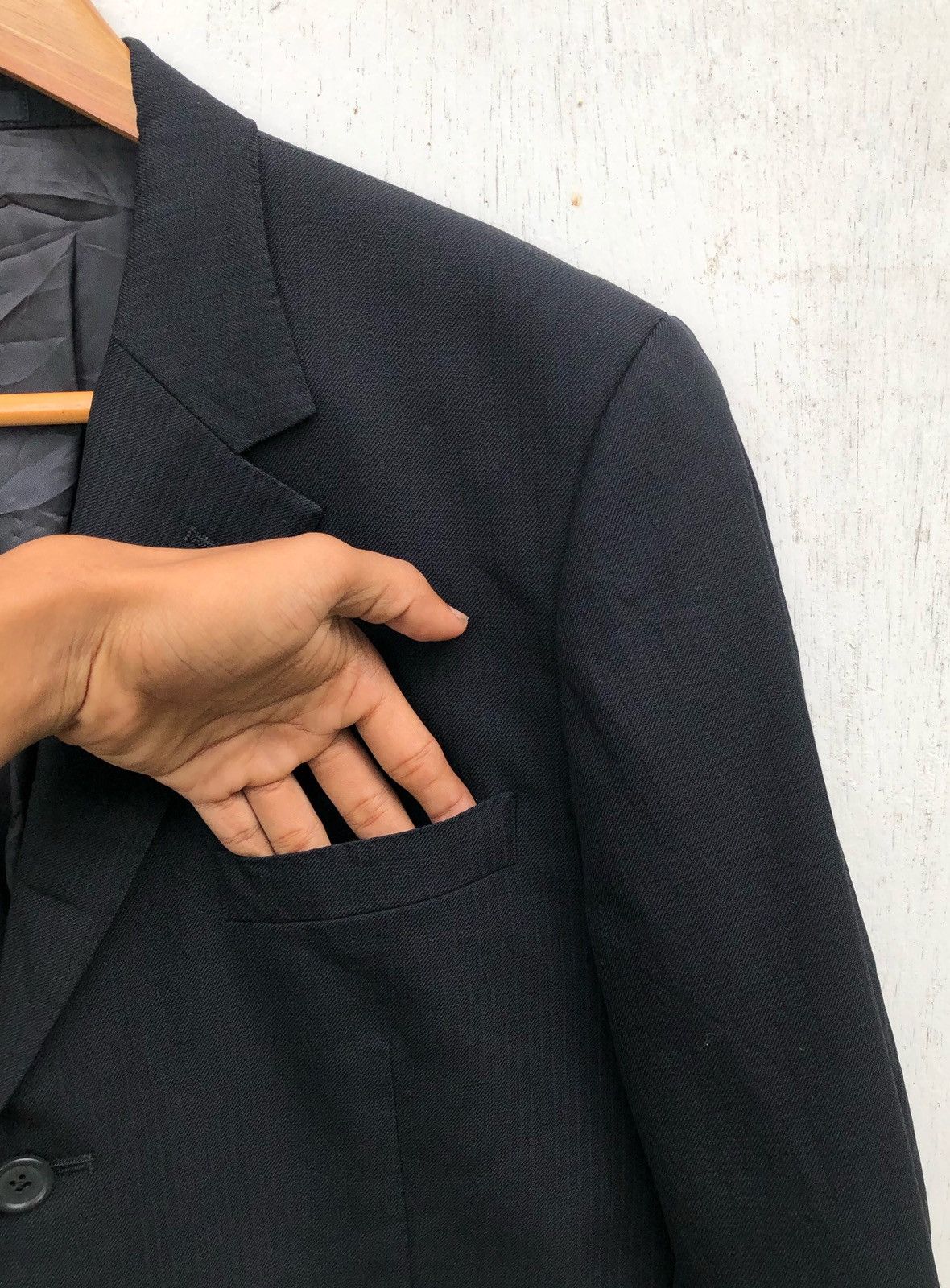 Yohji Yamamoto 🔥Vintage Yohji Yamamoto AAR Blazer Jacket Size US M / EU 48-50 / 2 - 10 Thumbnail