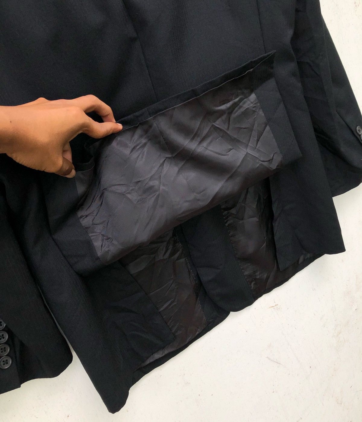 Yohji Yamamoto 🔥Vintage Yohji Yamamoto AAR Blazer Jacket Size US M / EU 48-50 / 2 - 8 Thumbnail