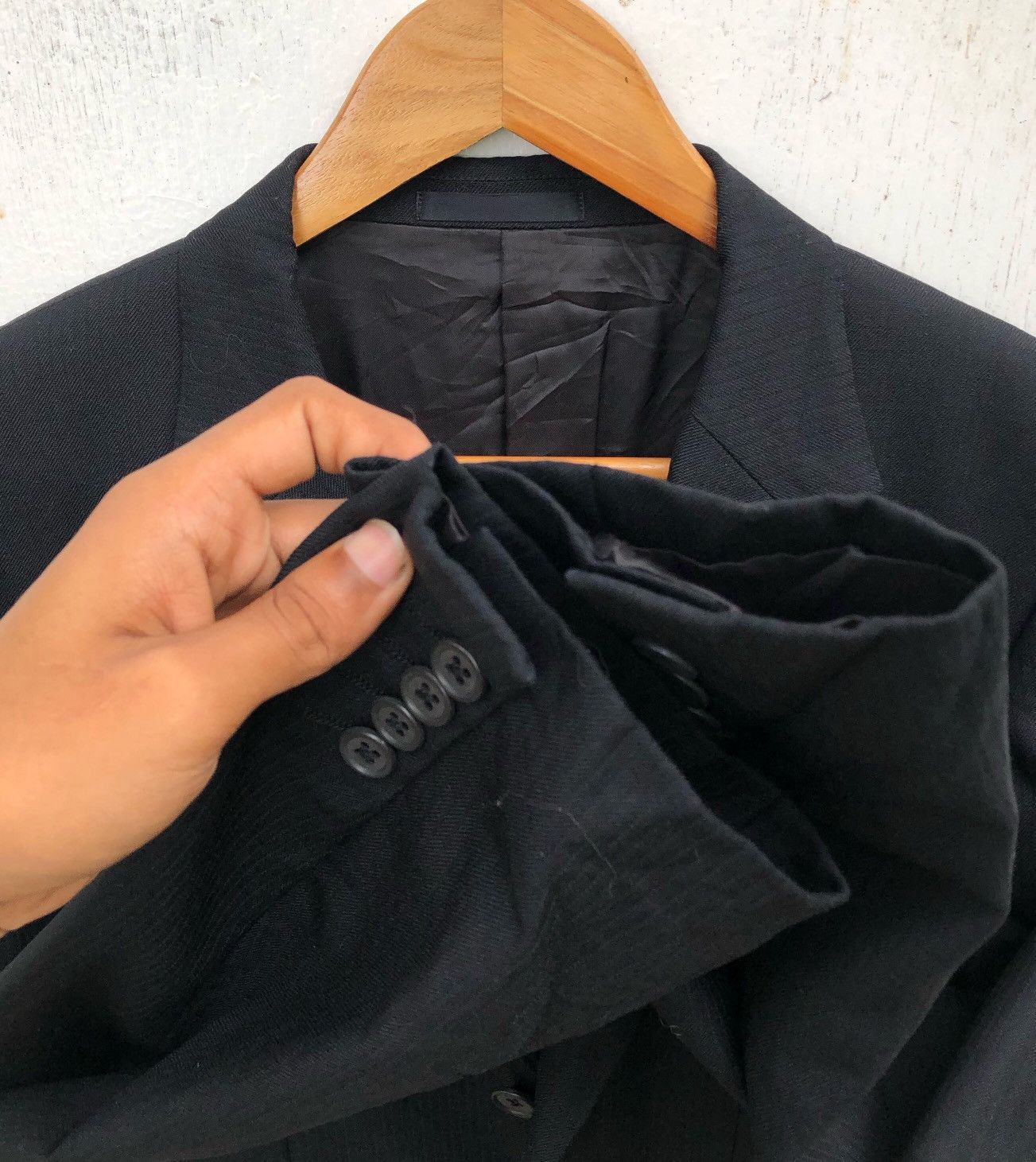 Yohji Yamamoto 🔥Vintage Yohji Yamamoto AAR Blazer Jacket Size US M / EU 48-50 / 2 - 7 Thumbnail