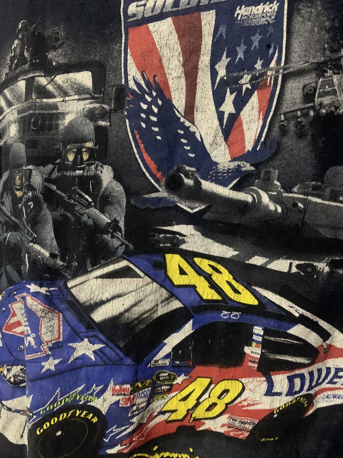 NASCAR Jimmie Johnson “Honoring the Troops” Racing Tee Size US L / EU 52-54 / 3 - 3 Thumbnail