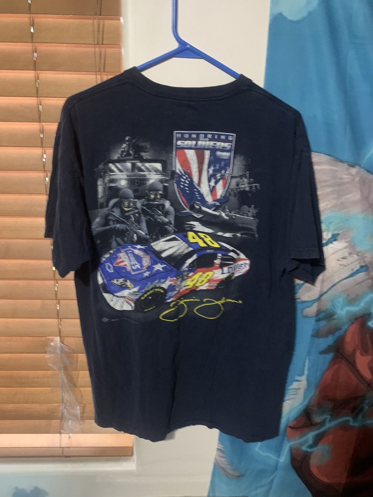 NASCAR Jimmie Johnson “Honoring the Troops” Racing Tee Size US L / EU 52-54 / 3 - 2 Thumbnail