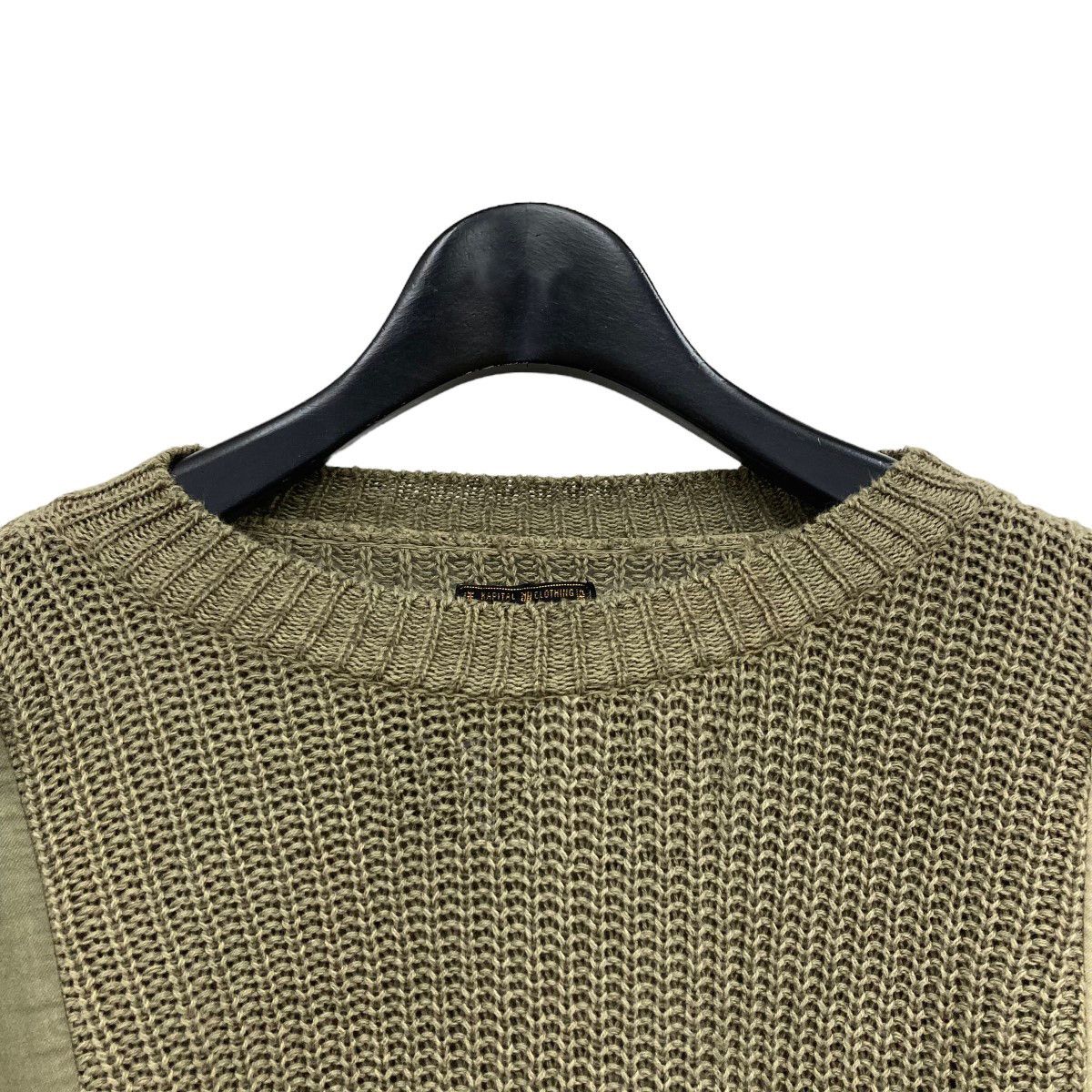 Kapital × Kapital Kountry 5G Cotton Linen Knit Distressed Cargo Remake Sweater Size US L / EU 52-54 / 3 - 4 Thumbnail