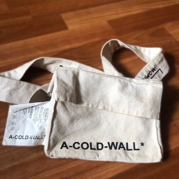 A Cold Wall A-COLD-WALL Utility Bag White Canvas SMALL | Grailed